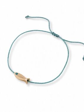 Teal Fish Charm Bracelet Q1280